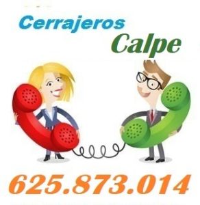 Telefono de la empresa cerrajeros Calpe